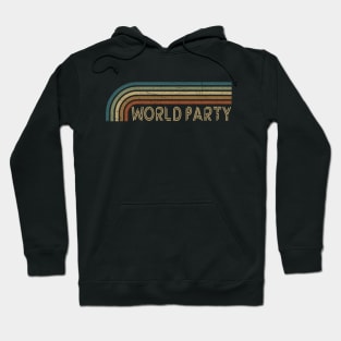 World Party Retro Stripes Hoodie